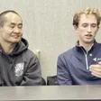 Roanin and Dennis Yu recording episode one